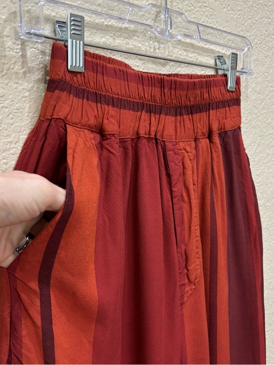 Moro Marrakech Boho Sunset Stripe Pants Lightweight Flowy Festival Hippie Small - Picture 2 of 5